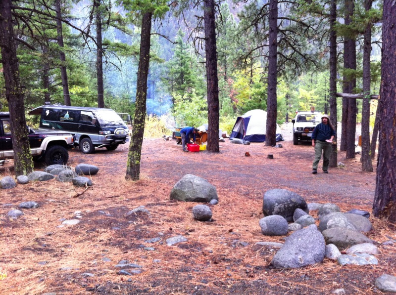 At Gun Creek Campsite