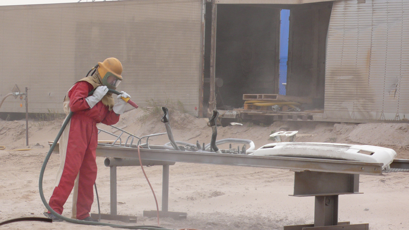 A real professional sandblaster... :)