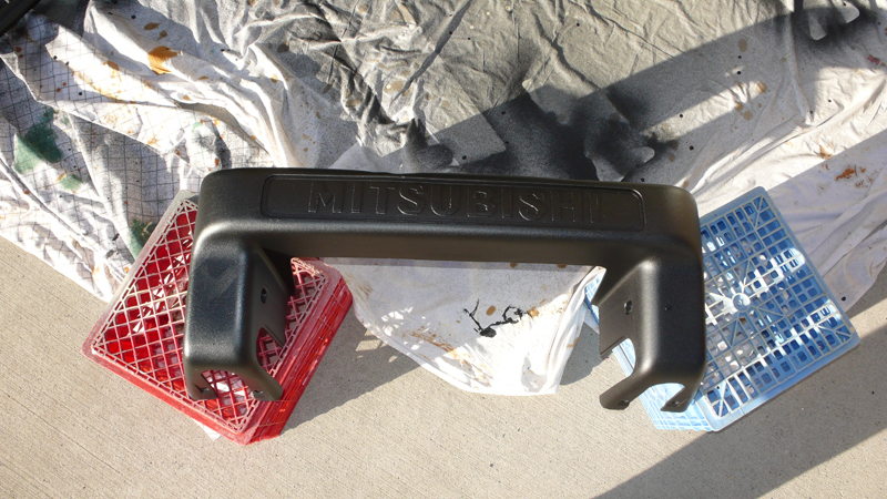 Rockguard on plastic turn out amazing! I really like it!