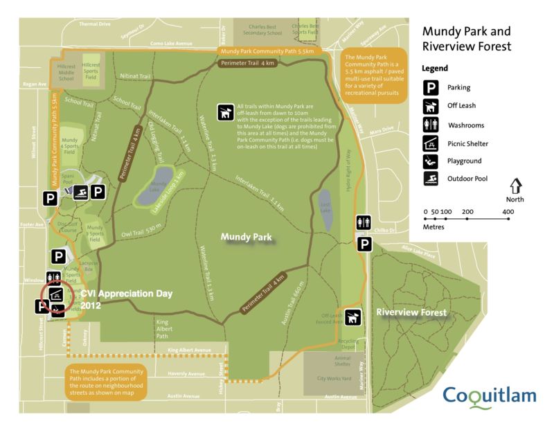 CVI Site and Trail Map