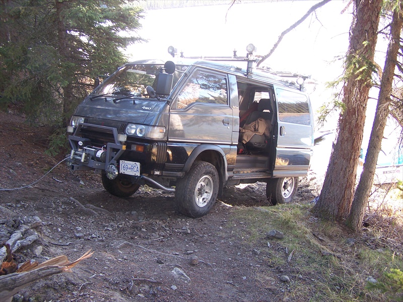 Winched van up over &quot; THE&quot; root