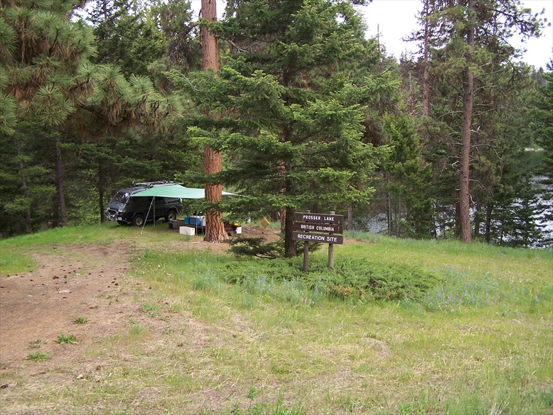 Best camp spot &amp; sign