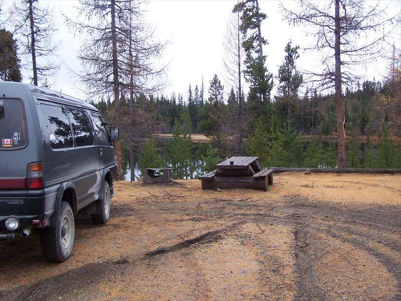 Lake front campsite