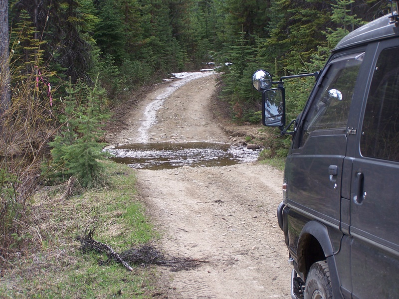 Spring water crossing