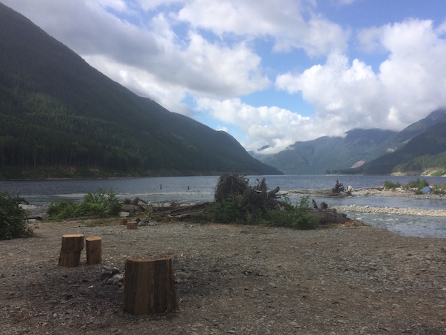 View from north end of Chehalis Lake