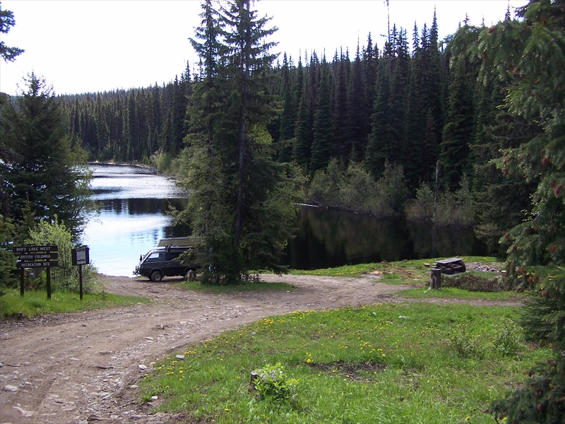 Overview of site and boat launch