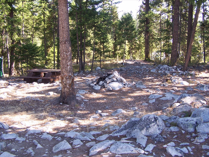 Gump Rec Site and trail to Boat Launch