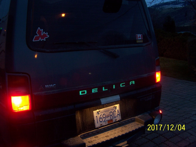 DELICA all lit up