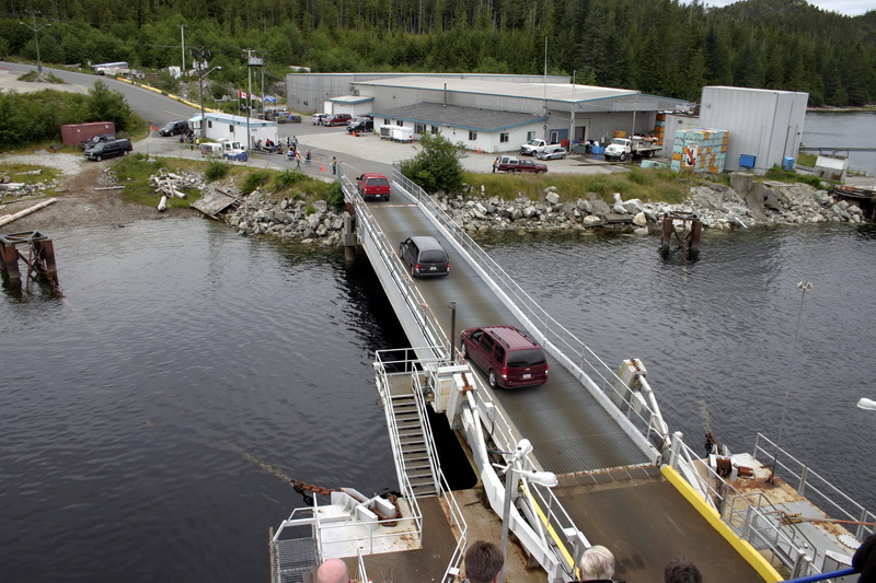 Ferry terminal in Bella Bella