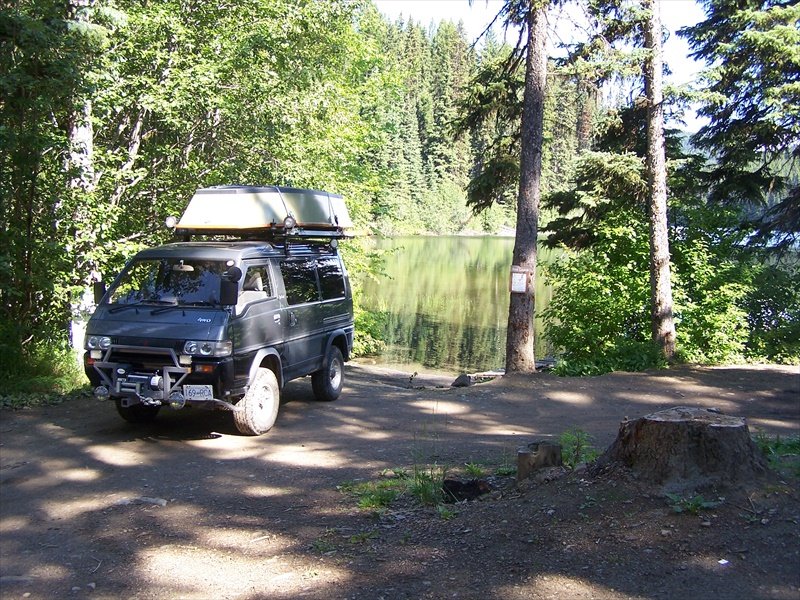 Boat launch and 2 camp sites