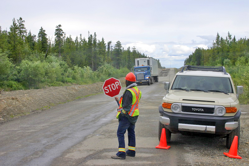 Driving north on Hwy 37 near Yukon border.