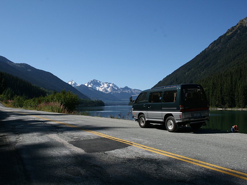 Gumdrop at Duffy Lake.