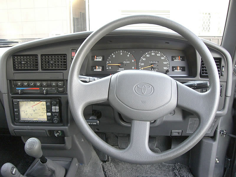 Clean interior...