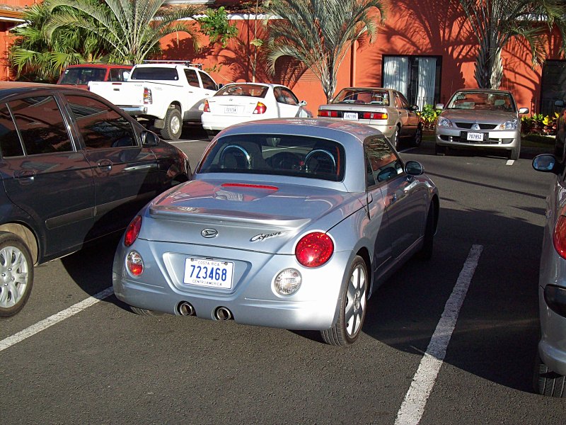 Daihatsu Copen, rear view.