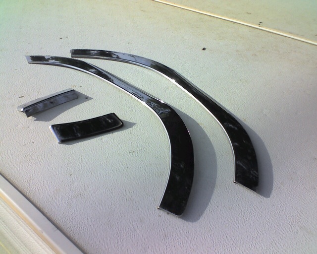 Left and right side front fender trim - chrome!