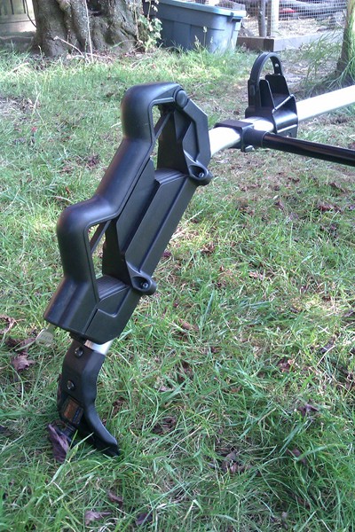 Close up of mount points/ski holders