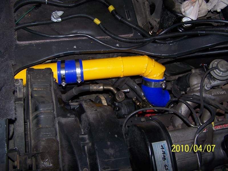 2.5&quot; intake pipe to front of Van