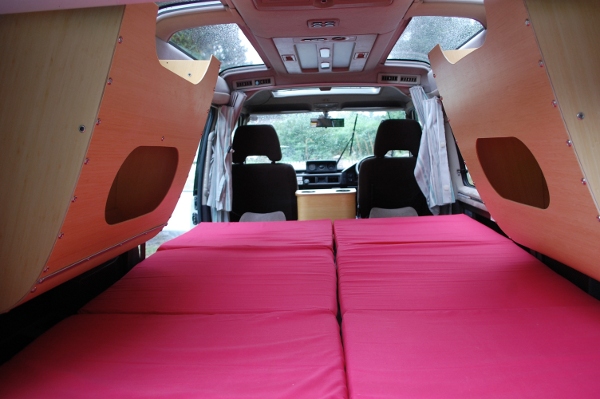mattresses in place
