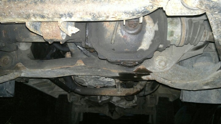 from the front before pulling it apart