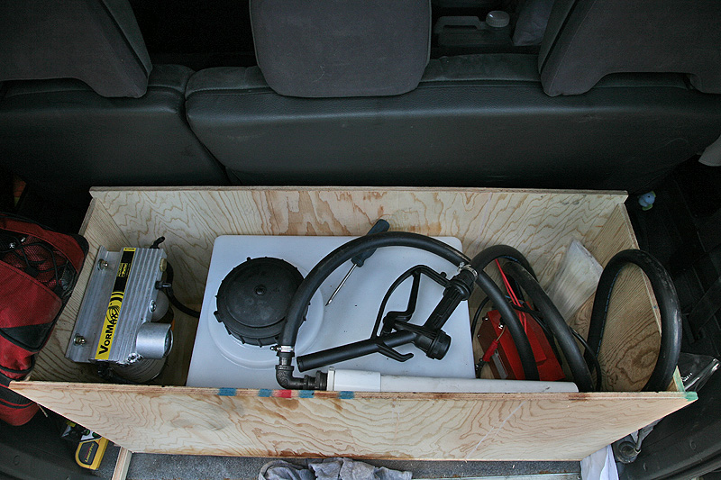 SVO tank box top view