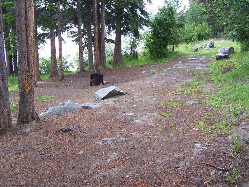 All sites are along the lake.
