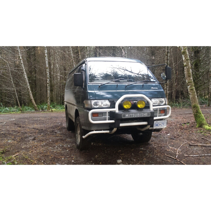 Playing in the Vancouver Island back woods