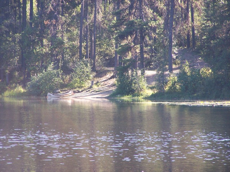 SW camp from across the lake
