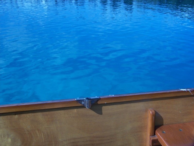 Deep water out in the lake