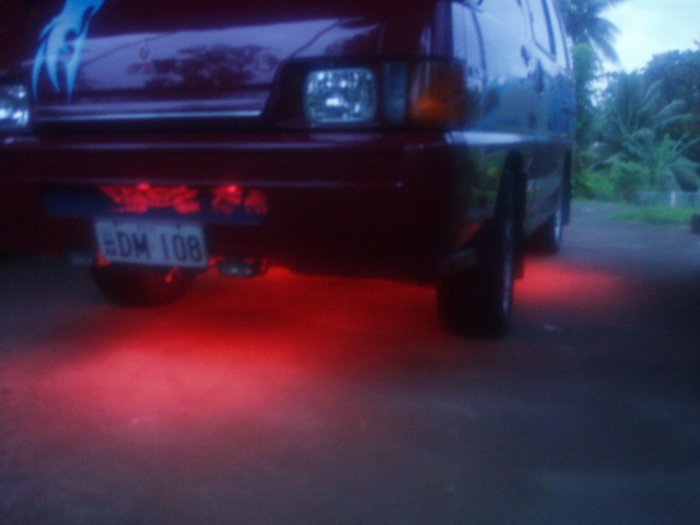 under body neon lights