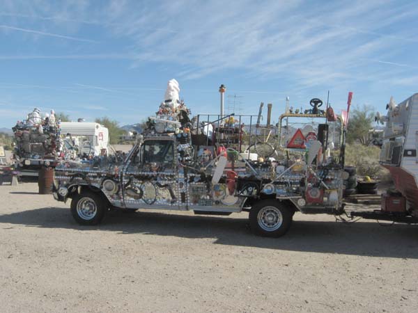 Slab City.  Nobody there to tell you what you can't do!
