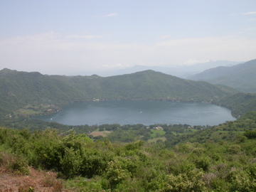 This is Laguna Santa Maria del Oro