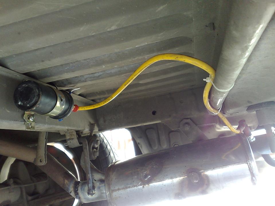 flamethrower fitted in my L300