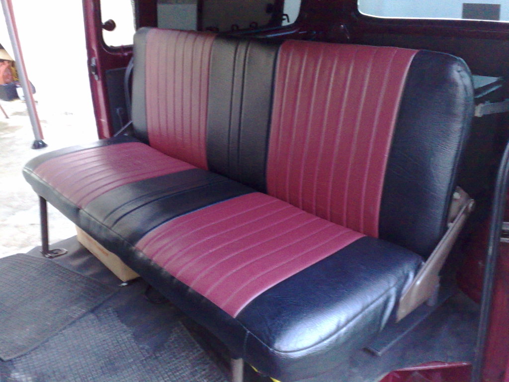 back seat covered