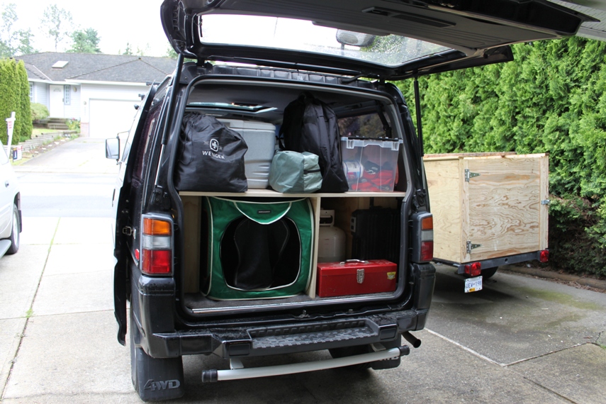 Did a mock load... I was surprised how much I fit in there...