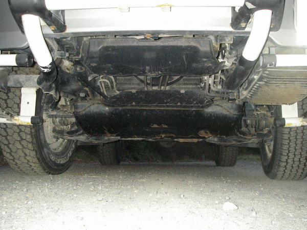Some surface rust, but generally clean. Had a flat, so have the spare out, while the flat is getting replaced.