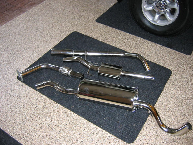 Full stainless and electro polished exhaust imported from the UK.